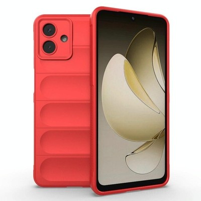 Samsung Galaxy A07 4G Magic Shield Flanell TPU Hülle Rot