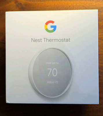#ad #ad Google Nest G4CVZ Programmable Wi Fi Thermostat Fog Gray $60.00