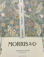 NWOT Morris & Co 60x94" Tablecloth Wilhemina 100% Cotton Palampore Textile READ