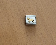 Nomination Original Link Charm classic Gold Armband Glied Pferd composable