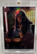 Topps 2024 Star Wars Chrome Galaxy Darth Revan Art of The Sith #AS-10 Red /5