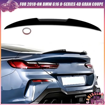 Glossy Trunk Spoiler Wing Lip For 2018-2024 BMW 8-Series G16 840i 4D Gran Coupe