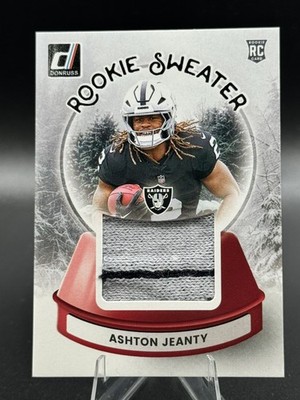 2025 Donruss #SWE-AJY Ashton Jeanty Rookie Holiday Sweater