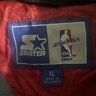 Vintage 90s Chicago Bulls NBA Starter Full Zip 100% Nylon Rain Jacket Size XL — photo 2
