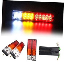 20 LED Trailer Tail Lights Bar Waterproof, DC12V Turn Signal and Parking