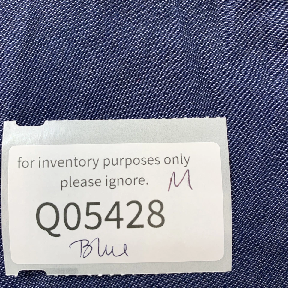 Kirkland Signature Button Up Shirt Men's Medium Long Sleeve Red White Gingham - Image 4 of 4