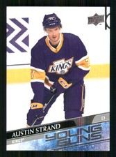 2020-21 Upper Deck #722 Austin Strand RC Los Angeles Kings 9116