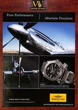 Breitling Emergency Watch Print Ad - Pure Performance - UK Edition