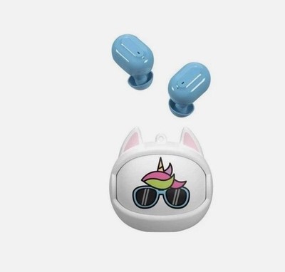 Unicorn TWS Wireless Earbuds With Face Changing Case & USB-C Charging