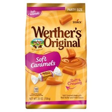 Soft Caramel Candy Bulk 25 oz Bag Individually Wrapped Chewy Caramels