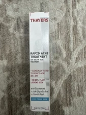 Thayers Rapid Acne Treatment 10% Sulfur 4% Niacinamide 2.5% Glycolic Acid 0.68oz