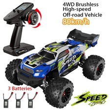 RC Car 1/16 4WD Monster Truck 80km/h Brushless High-speed Off-road Vehicle RTR