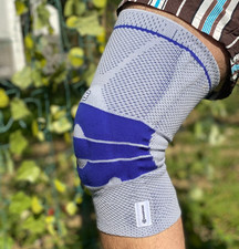 Bauerfeind GenuTrain Size 4 Knee Sleeve Joint Brace Patella Support ACL MCL