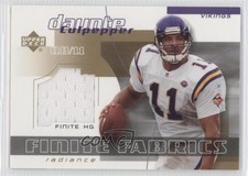 2004 Upper Deck Finite HG Finite Fabrics Radiance 6/25 Daunte Culpepper #DC 0a1