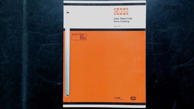 Case 2594 Tractor Parts Catalog Manual Rac 8-1971 Illustrated Diagrams