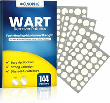 Wart Remover Patches:Fast Acting Salicylic Acid Skin Wart Removal Stickers for M