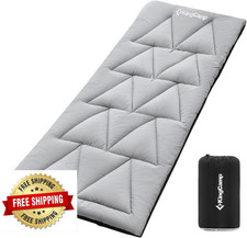 KingCamp Camping Cot Pad Lightweight Puffy Soft Warm Non-Slip Mattress 75x25