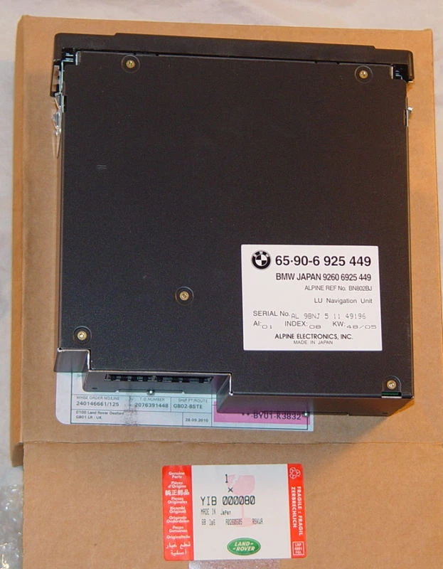 Land Rover DVD Range Rover L322 2002-2004 Navigation Computer Japanese Market - Image 2 of 4