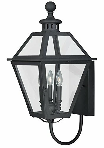 Vaxcel T0080 Nottingham Outdoor Wall Light 12" Textured Black - Picture 1 of 1