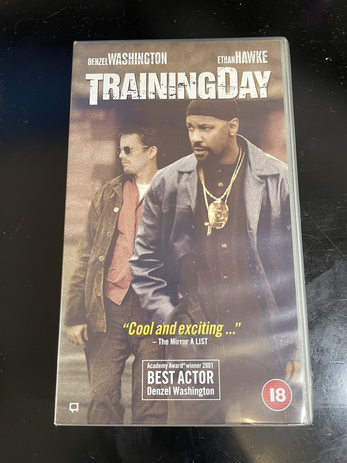 Training Day VHS Video Tape - Tested - Denzel Washington Ethan Hawke