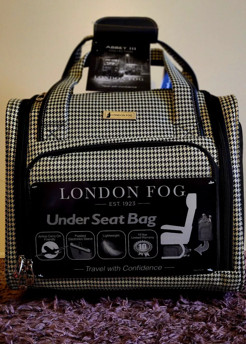 London fog luggage houndstooth cheap