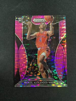 Nickeil Alexander-Walker RC 2019 Prizm Draft Picks Pink Pulsar #82 Pelicans