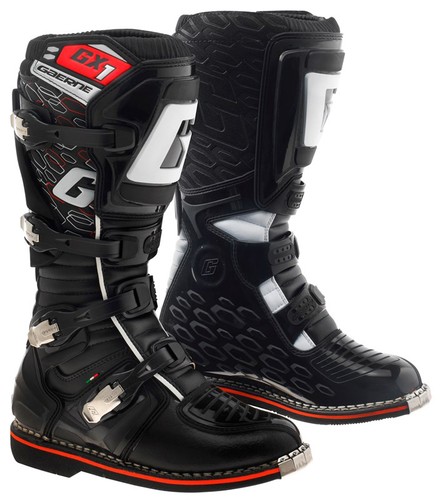 GAERNE GX1 BLACK MX BOOTS GOODYEAR SOLE 