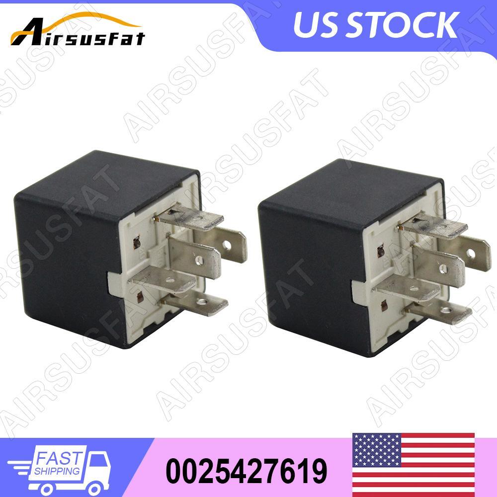 Mercedes W164 W221 W251 W166 Suspension Air Compressor Relay 0025427619 - 2 Pack-image