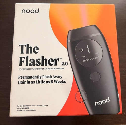USED (black) Flasher 2.0 Nood Permanent Painless IPL Laser Hair Removal