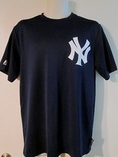 Majestic NEW YORK YANKEES Cool Base SHIRT M Crew Neck MLB Baseball MEDIUM Poly