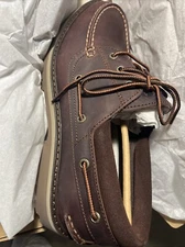 ✅Man's Boat Shoes Sperry A/O Lug 3-Eye Brown Size 10NIB
