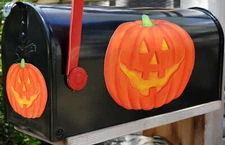 Mailbox Magnet (Partial Cover) Pumpkins Lg or Sm Halloween Mail Box Decor