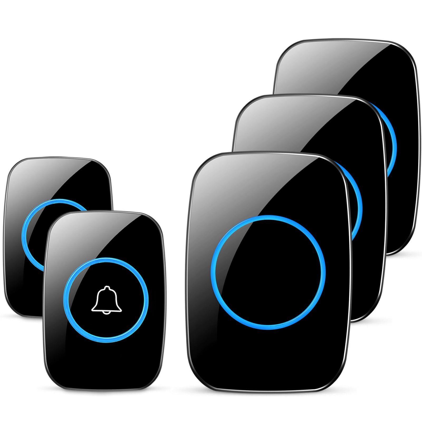 Wireless Waterproof Doorbell Kit with Front and Back Chime by FullHouse-image