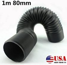1m 80mm Global Flexible Cold Air Intake Feed Pipe Car Inlet Hose Tube Duct Black 1m 80mm Global Flexible Cold Air Intake Feed Pipe Car Inlet Hose Tube Duct Black