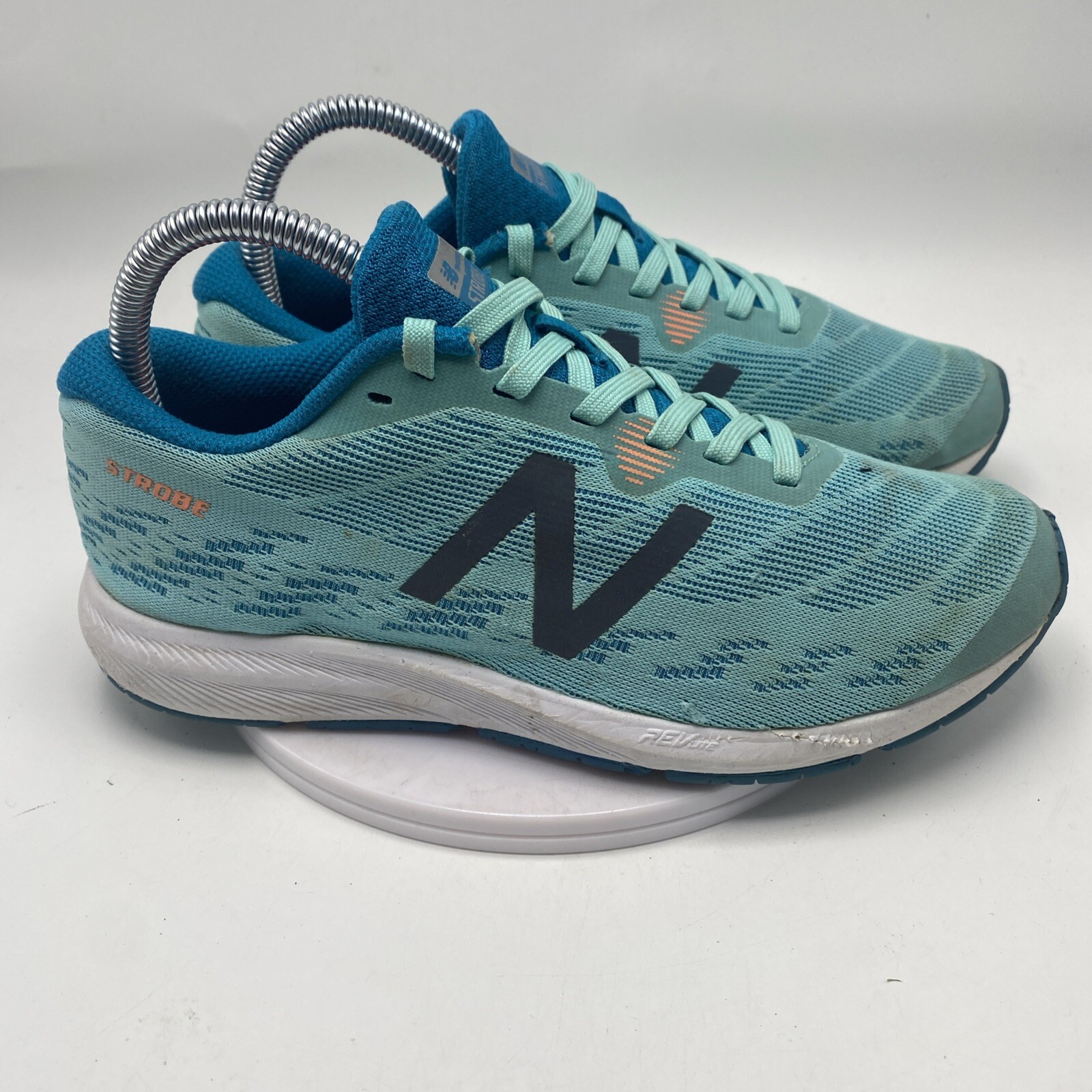 New Balance Shoes Women Size 7.5 Strobe Teal Blue Athletic Running 3823