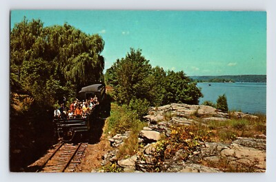 #ad Postcard Railroad Train Connecticut Essex CT Valley Steam Engine 1960s Unposted $3.00