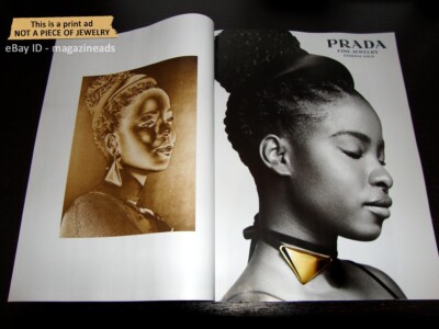 PRADA Fine Jewelry 4-Page PRINT AD 2023 AMANDA GORMAN