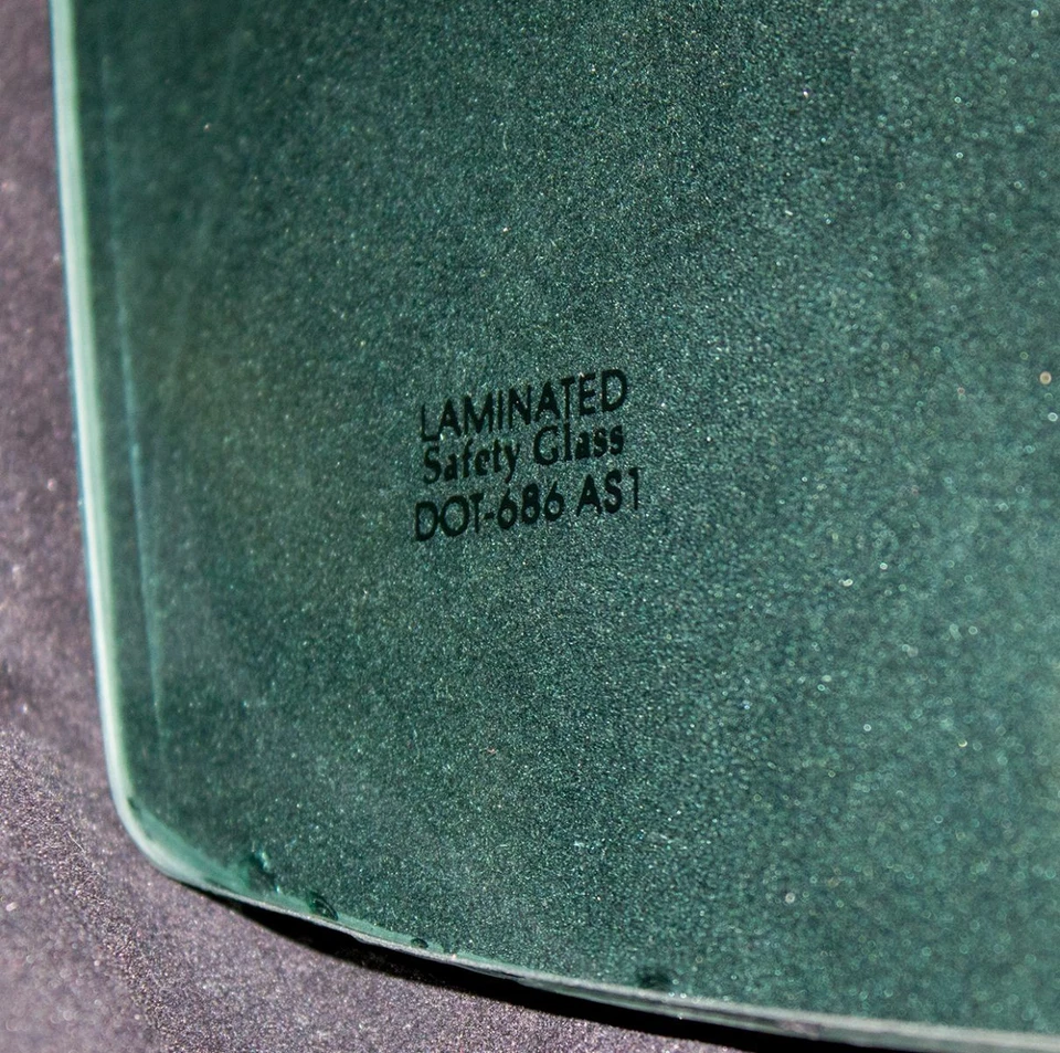 Nuevo parabrisas tinte verde sin antena AMD se adapta a Skylark Chevelle 380-3468-T Foto 3 de 3