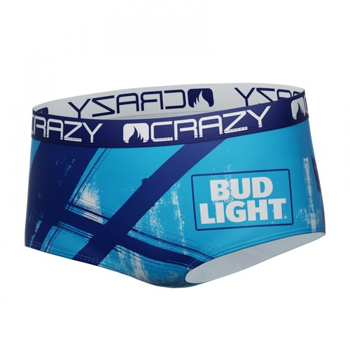 Bud Light Sporty Logo Boy Shorts Underwear Blue - Bild 2 von 20