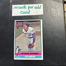 #378 Steve Stone Chicago Cubs picture￼￼￼￼￼￼   1976 Topps Cb7