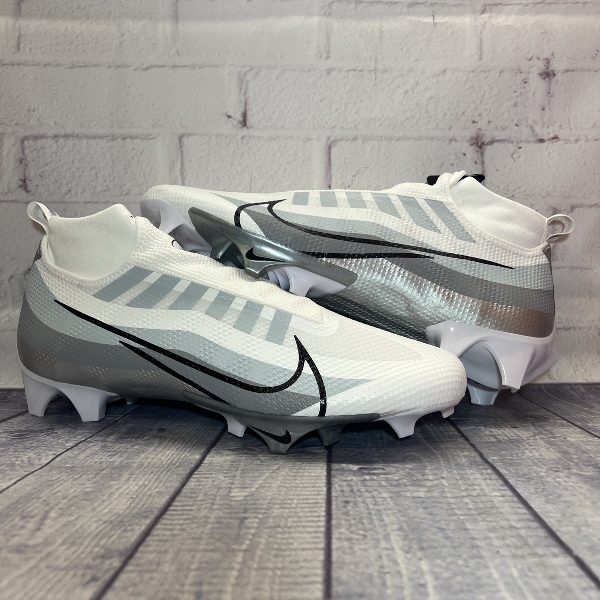 Nike Vapor Edge Pro 360 White Metallic Silver Football DQ3670-102
