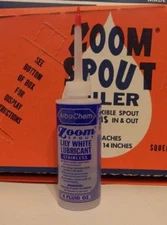  4 OZ  Zoom Spout Industrial Sewing Machine White Oil Oiler