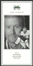 Ron Tugnutt Goalie Dallas Stars NHL Hockey Postcard