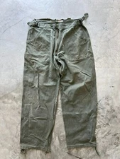 VINTAGE 50's FRENCH AIR FORCE MECHANIC ARMY PANTS