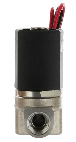 Elettrovalvola 1/4" SS 24V AC ACCIAIO INOX / VITON S20V NC - Foto 2 di 3