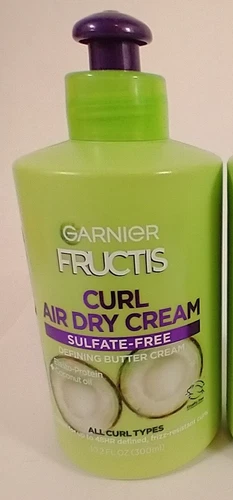 1 Garnier Fructis Curl Nourish Air Dry Butter Cream for Frizz-Resistant Curls