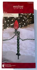 Holiday Living - Christmas Decor - Adjustable Light Stakes - Box of 25 - 1034166