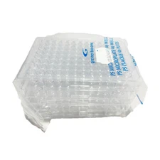 Greiner Bio-One 96 well Microplate Flat Bottom Clear 5/Pack - LAB LABORATORY