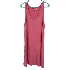GAP Size Large Dress Pink Sleeveless Sheath Straight Summer Solid Basic