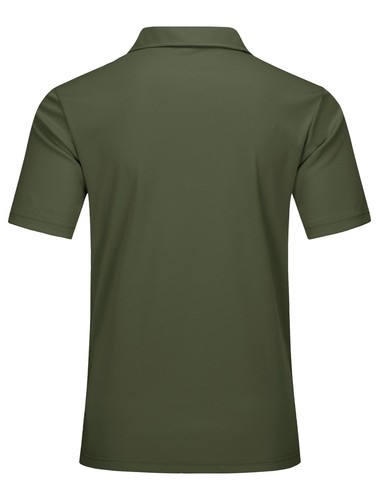 Men's Casual Polo Shirts Short Sleeve Quick Drying Outdoor Golf Sport Work Tops - Picture 32 of 126